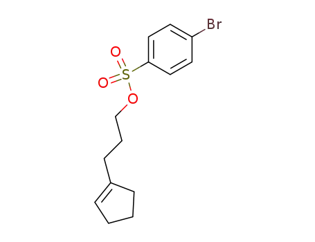 4-Brom-benzolsulfonsaeure-<3-Δ<sup>1</sup>-cyclopentenyl-propylester>