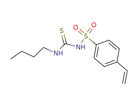 1-Butyl-3-(p-vinylbenzolsulfonyl)thioharnstoff
