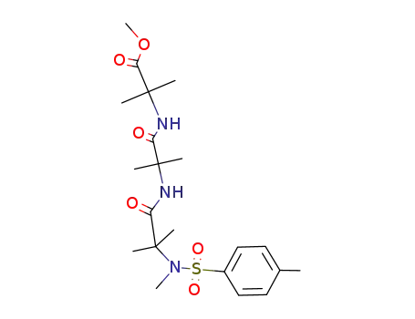 Tosyl-α,N-dimethylalanyl-α-methyl-alanyl-α-methyl-alanin-methylester