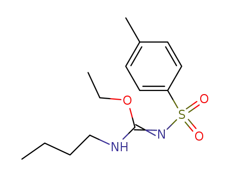 Carbamimidic acid, N-butyl-N'-((4-methylphenyl)sulfonyl)-, ethyl ester