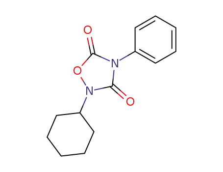 2-cyclohexyl-4-phenyl-[1,2,4]oxadiazolidine-3,5-dione