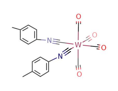 W(CO)4(CNC<sub>6</sub>H<sub>4</sub>CH<sub>3</sub>)2