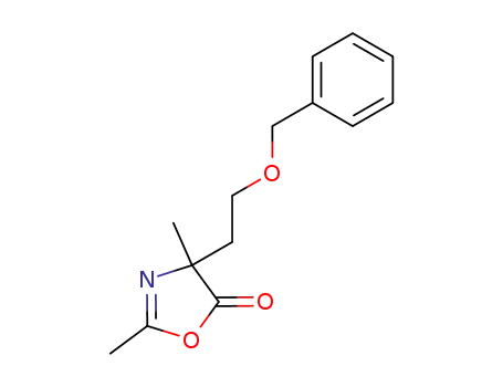 4-(2-benzyloxy-ethyl)-2,4-dimethyl-4<i>H</i>-oxazol-5-one