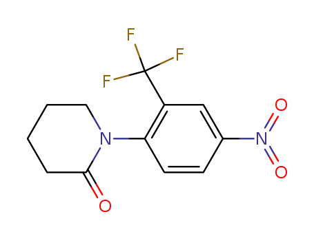 1-(4-nitro-2-trifluoromethylphenyl)piperidin-2-one