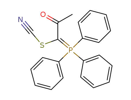 Triphenyl-<1-thiocyanato-2oxo-propyliden>-phosphoran
