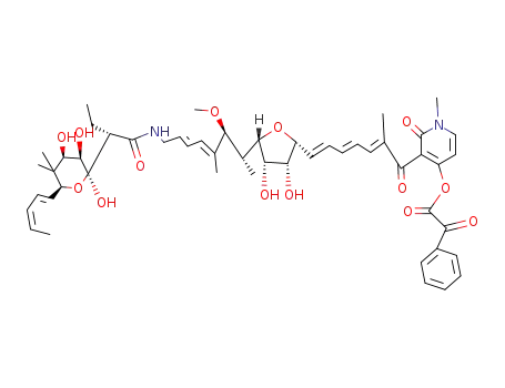 Molecular Structure of 67665-60-5 (1-methyl-<i>O</i><sup>4</sup>-(oxo-phenyl-acetyl)-mocimycin)