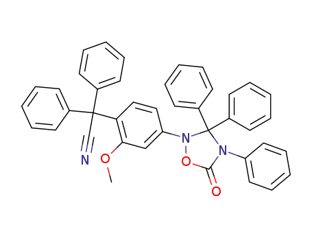 [2-methoxy-4-(5-oxo-3,3,4-triphenyl-[1,2,4]oxadiazolidin-2-yl)-phenyl]-diphenyl-acetonitrile