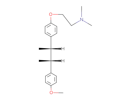 Molecular Structure of 15515-43-2 (2-{4-[3-(4-methoxyphenyl)butan-2-yl]phenoxy}-N,N-dimethylethanamine)