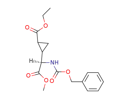 2-((R)-Benzyloxycarbonylamino-methoxycarbonyl-methyl)-cyclopropanecarboxylic acid ethyl ester