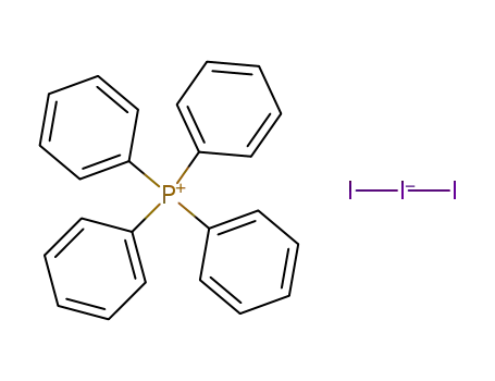 Molecular Structure of 3138-55-4 (tetraphenylphosphonium triiodide)