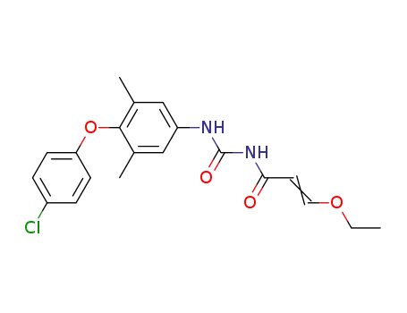 1-[4-(4-Chloro-phenoxy)-3,5-dimethyl-phenyl]-3-((E)-3-ethoxy-acryloyl)-urea