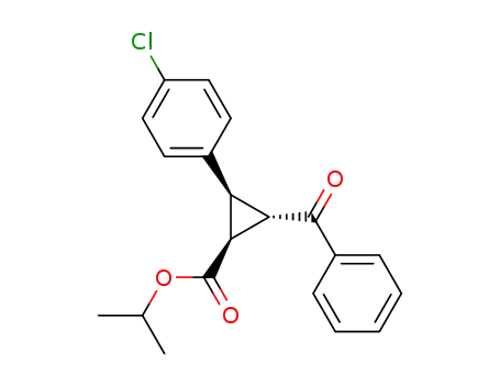 (1S,2S,3S)-isopropyl 2-benzoyl-3-(4-chlorophenyl)cyclopropanecarboxylate