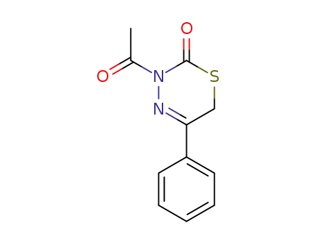 3-Acetyl-3,6-dihydro-5-phenyl-2H-1,3,4-thiadiazin-2-one