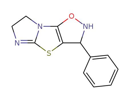 Molecular Structure of 1389252-37-2 (3-phenyl-2,3,6,7-tetrahydroimidazo[2,1-b]thiazolo[5,4-d]isoxazole)