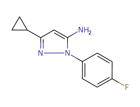 3-Cyclopropyl-1-(4-fluorophenyl)-1H-pyrazol-5-amine
