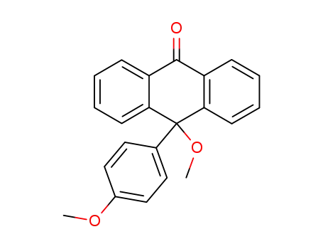 9(10H)-Anthracenone, 10-methoxy-10-(4-methoxyphenyl)-