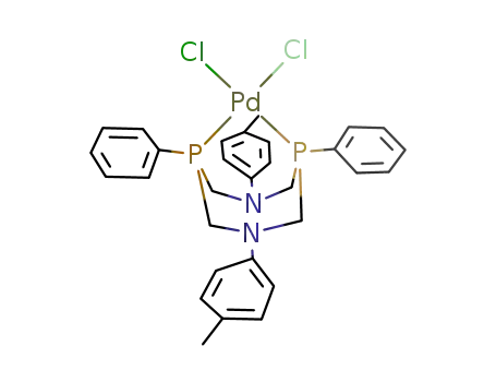 cis-{1,5-di-p-tolyl-3,7-diphenyl-1,5,3,7-diazadiphosphacyclooctane}dichloropalladium(II)