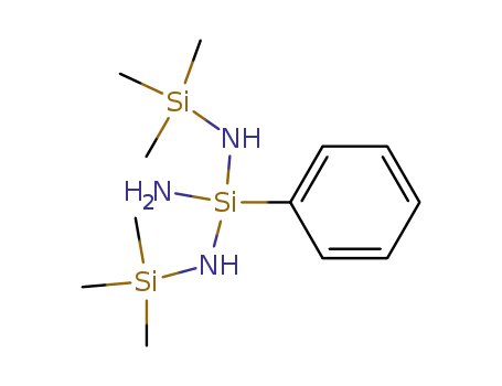 Molecular Structure of 18389-07-6 (Silanetriamine, 1-phenyl-N,N'-bis(trimethylsilyl)-)