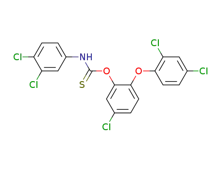 (3,4-Dichloro-phenyl)-thiocarbamic acid O-[5-chloro-2-(2,4-dichloro-phenoxy)-phenyl] ester