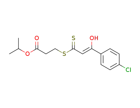 3-[[3-(4-클로로페닐)-3-히드록시-1-티옥소-2-프로페닐]티오]프로피온산 이소프로필 에스테르