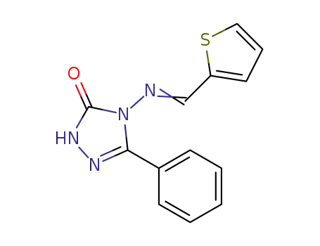 3-phenyl-4-(2-thienylmethylenamino)-4,5-dihydro-1H-1,2,4-triazol-5-one