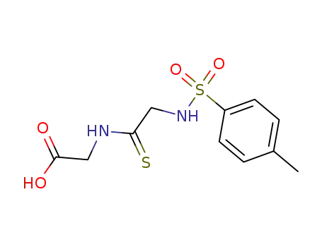 Molecular Structure of 95323-79-8 (Tosyl-thioglycyl-glycin)