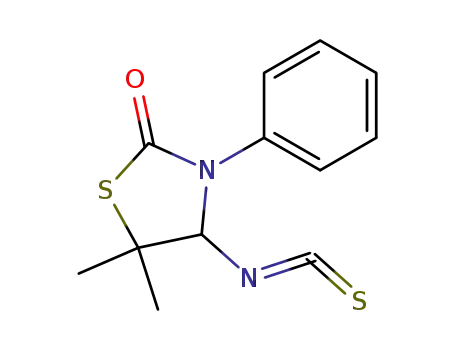 4-isothiocyanato-5,5-dimethyl-3-phenyl-thiazolidin-2-one
