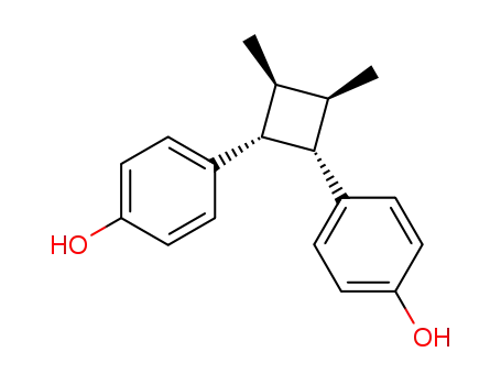 1ref-2cis-Bis-(4-hydroxy-phenyl)-3trans-4trans-dimethyl-cyclobutan