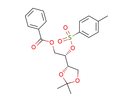 Benzoic acid (S)-2-((S)-2,2-dimethyl-[1,3]dioxolan-4-yl)-2-(toluene-4-sulfonyloxy)-ethyl ester