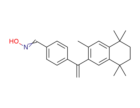 4-(1-(3,5,5,8,8-pentamethyl-5,6,7,8-tetrahydronaphthalen-2-yl)vinyl)benzaldehyde oxime