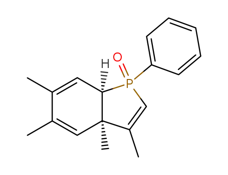 3,3a,5,6-tetramethyl-1-phenyl-(3a<i>r</i>,7a<i>c</i>)-3a,7a-dihydro-phosphindole 1ξ-oxide