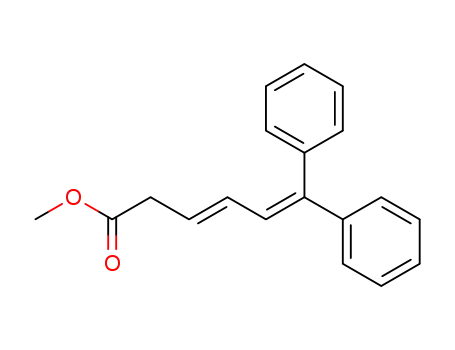 Molecular Structure of 28069-05-8 ((E)-6,6-Diphenyl-hexa-3,5-dienoic acid methyl ester)