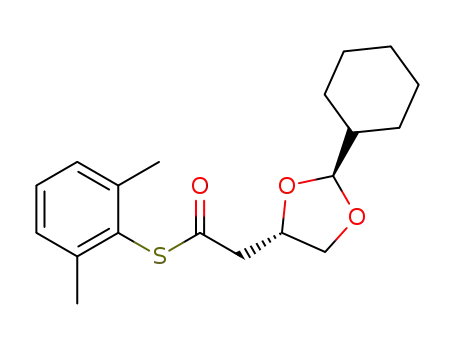 S-(2,6-dimethylphenyl) 2-(2-cyclohexyl-1,3-dioxolan-4-yl)ethanethioate