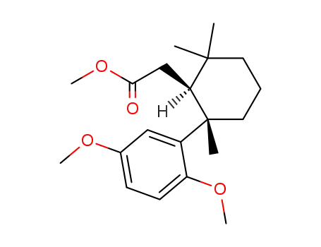 [(1S,2S)-2-(2,5-Dimethoxy-phenyl)-2,6,6-trimethyl-cyclohexyl]-acetic acid methyl ester
