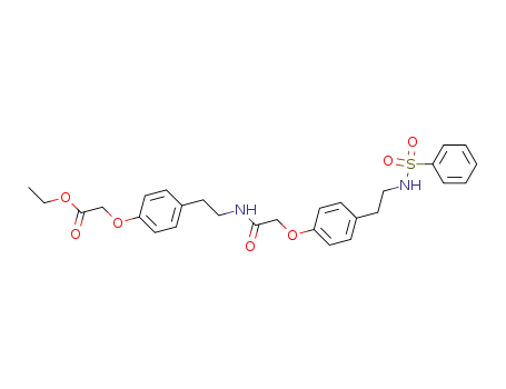 [4-(2-{2-[4-(2-Benzenesulfonylamino-ethyl)-phenoxy]-acetylamino}-ethyl)-phenoxy]-acetic acid ethyl ester