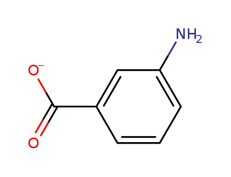Molecular Structure of 2906-33-4 (Benzoic acid, 3-amino-,ion(1-))