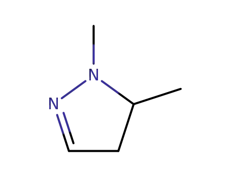 Molecular Structure of 5775-96-2 (4,5-Dihydro-1,5-dimethyl-1H-pyrazole)