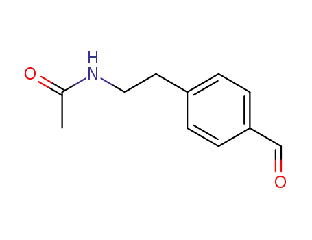 Molecular Structure of 61629-92-3 (Acetamide, N-[2-(4-formylphenyl)ethyl]-)