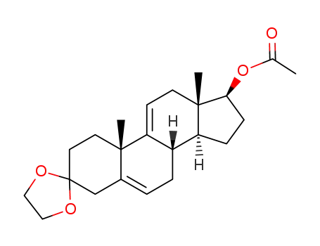 3,3-Aethylendioxyandrosta-5,9(11)-dien-17β-ol-acetat