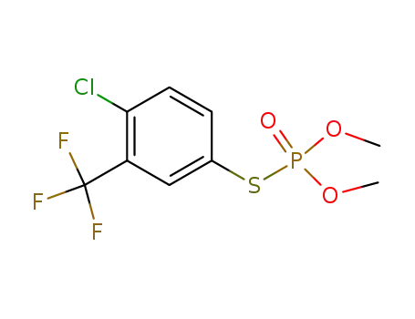 Monothiophosphorsaeure-O,O-dimethylester-S-<4-chlor-3-trifluormethyl-phenylester>