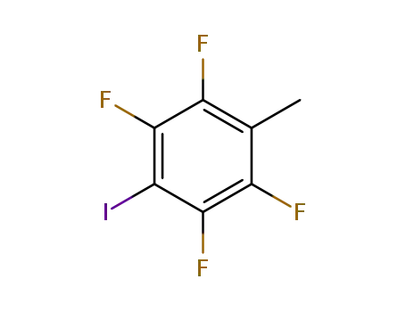 Molecular Structure of 61794-44-3 (Benzene, 1,2,4,5-tetrafluoro-3-iodo-6-methyl-)