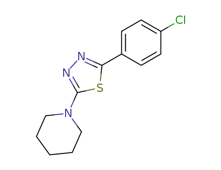 1-[5-(4-chloro-phenyl)-[1,3,4]thiadiazol-2-yl]-piperidine