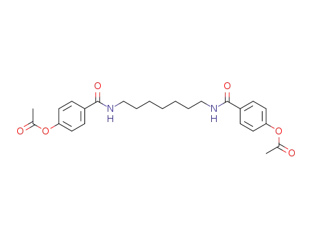 Benzamide, N,N'-1,7-heptanediylbis[4-(acetyloxy)-