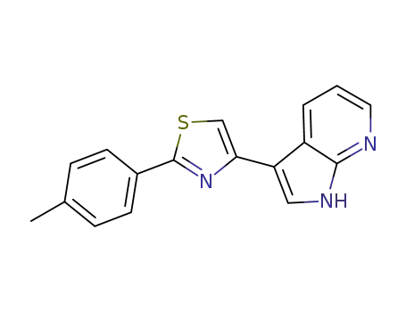 3-[2-(4-methylphenyl)-1,3-thiazol-4-yl]-1H-7-azaindole