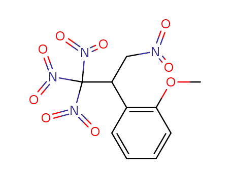 Molecular Structure of 10125-60-7 (2-Methoxy-1-<1,3,3,3,-tetranitro-propyl-2>-benzol)