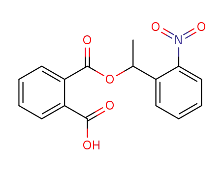 Phthalsaeure-((+/-)-1-(o-nitro-phenyl)-ethylester)