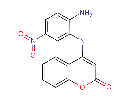 4-(2-amino-5-nitrophenylamino)-2-oxo-2H-chromene