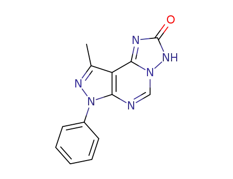 9-methyl-7-phenylpyrazolo[4,3-e]-1,2,4-triazolo[1,5-c]pyrimidine-2-one