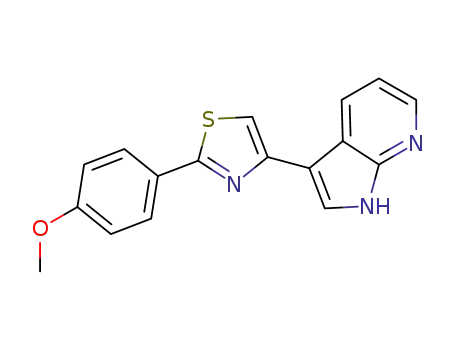 3-[2-(4-methoxyphenyl)-1,3-thiazol-4-yl]-1H-7-azaindole