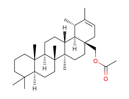 Molecular Structure of 4184-27-4 (taraxasten-<sup>(20)</sup>-yl-<sup>(28)</sup>-acetate)